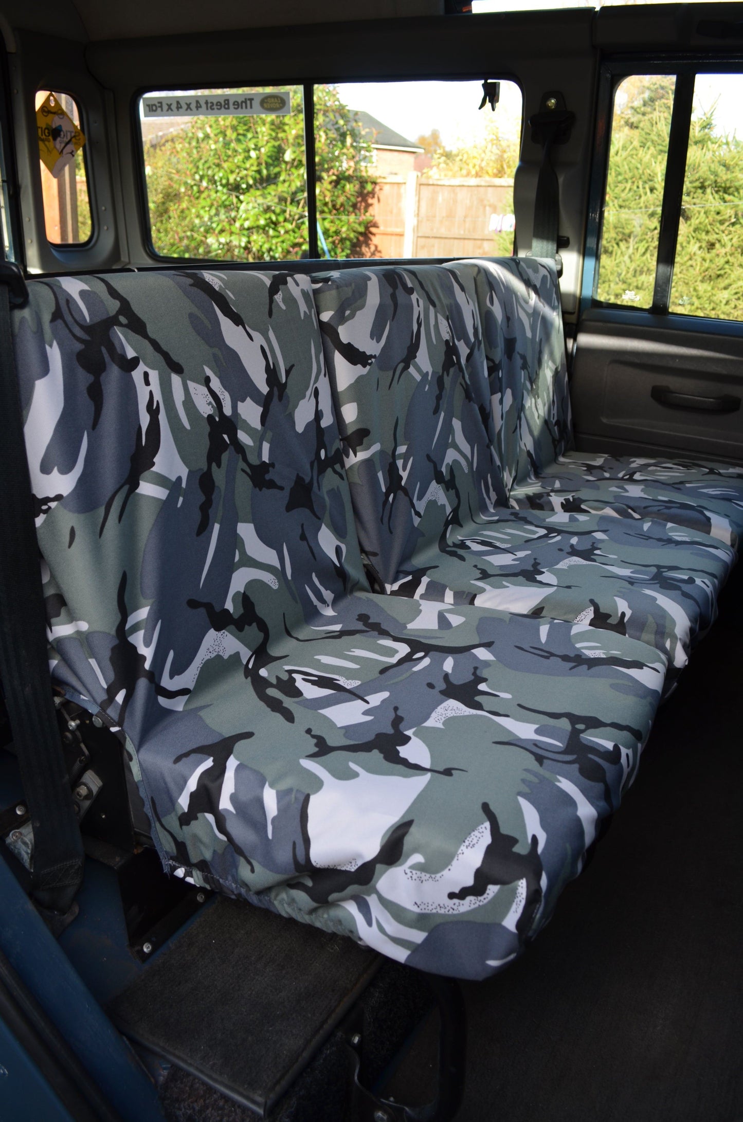 Turtle Covers Seats Tailored Seat Covers Fits Land Rover Defender 1983-2007 Rear Seat Covers