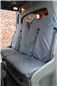 Turtle Covers Seats Tailored Seat Covers Fits Renault Master 2010+ Tailored Rear Seat Covers Right Hand Drive Integral Headrests Grey