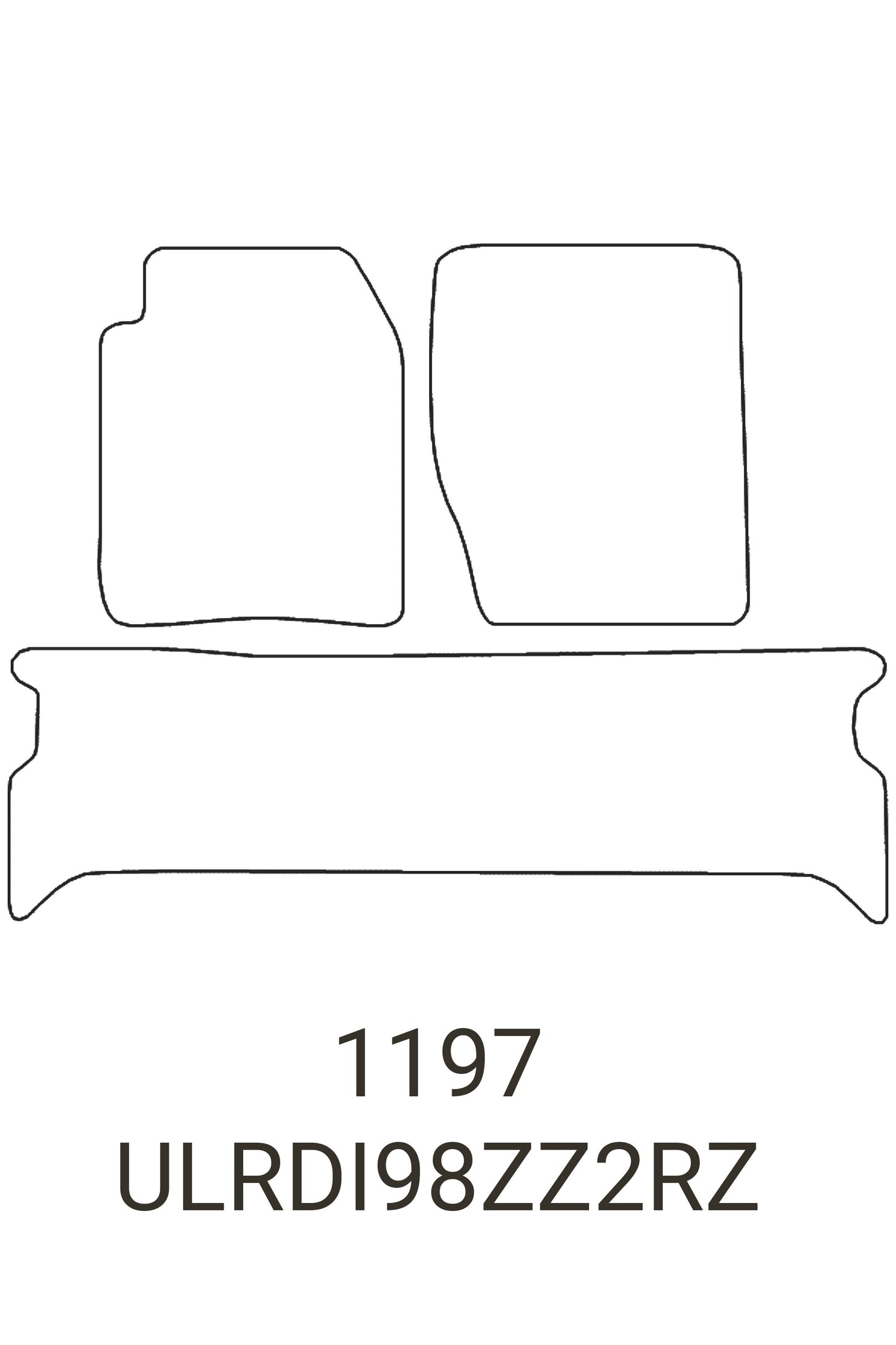 Turtle Covers Mats Tailored Rubber Mats Fits Land Rover Discovery Series 2 Tailored Rubber Mats Front & Rear Right Hand Drive 1998-2004