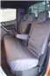 Turtle Covers Seats Tailored Seat Covers Fits Ford Ranger Double Cab 2012-2022 Seat Covers Rear Grey