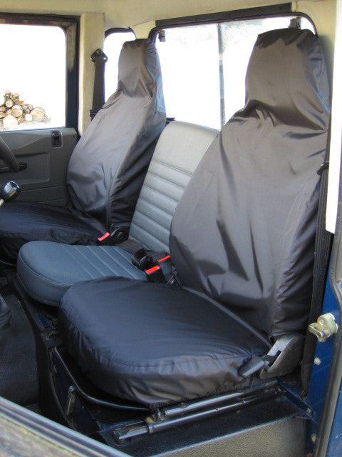 Turtle Covers Seats Tailored Seat Covers Fits Land Rover Defender 1983-2007 Front Seat Covers