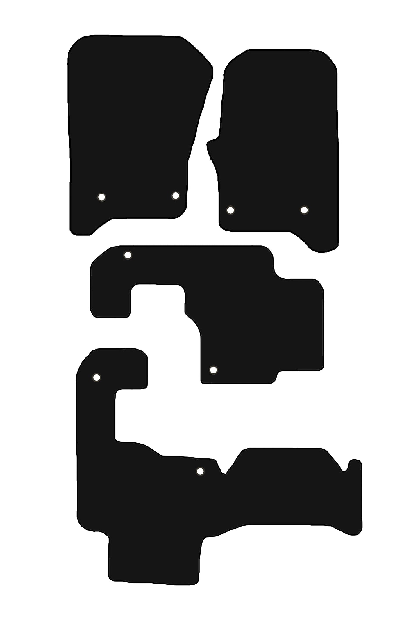 Turtle Covers Mats Tailored Rubber Mats Fits Land Rover Discovery Series 4 Tailored Rubber Mats