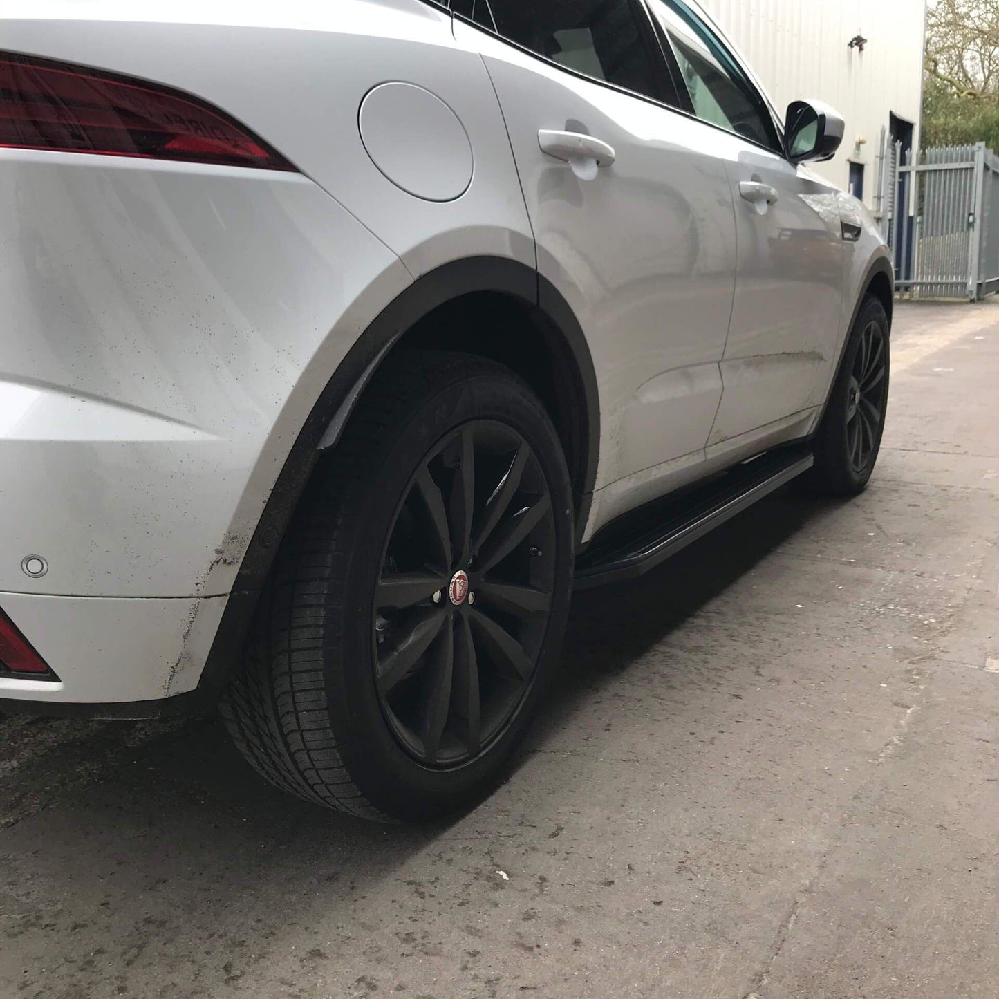 Direct4x4 Side Steps and Bars Black Raptor Side Steps Running Boards for Jaguar E-PACE 2018+