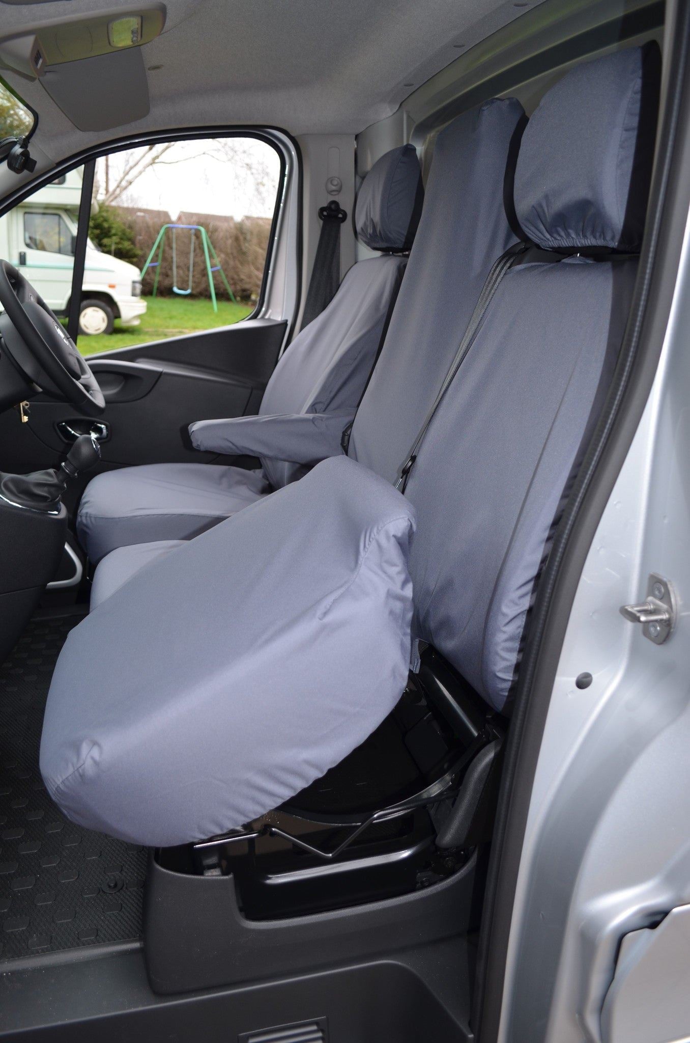 Turtle Covers Seats Tailored Seat Covers Fits Nissan Primastar 2022+ Waterproof Front Seat Covers