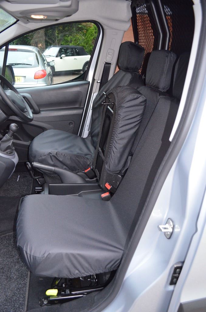 Turtle Covers Seats Tailored Seat Covers Fits Citroen Berlingo Van 2008-2018 Front Seat Covers