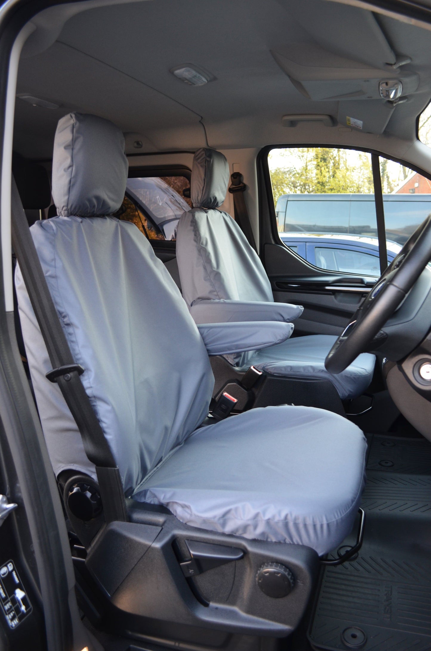 Turtle Covers Seats Tailored Seat Covers Fits Ford Transit Van 2014+ Tailored Front Seat Covers