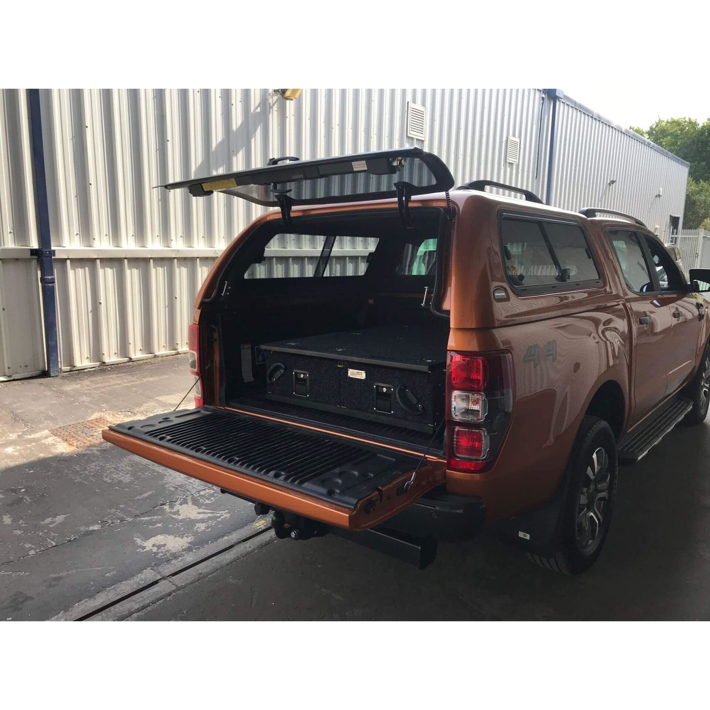 Direct4x4 Drawer Storage Systems Full Width Slide Carpet Topped Twin Drawer System