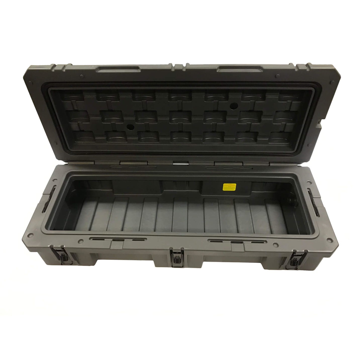 Direct4x4 Expedition Storage Boxes Double-Walled Expedition Overland Camping 95L Grey Plastic Tool Storage Box
