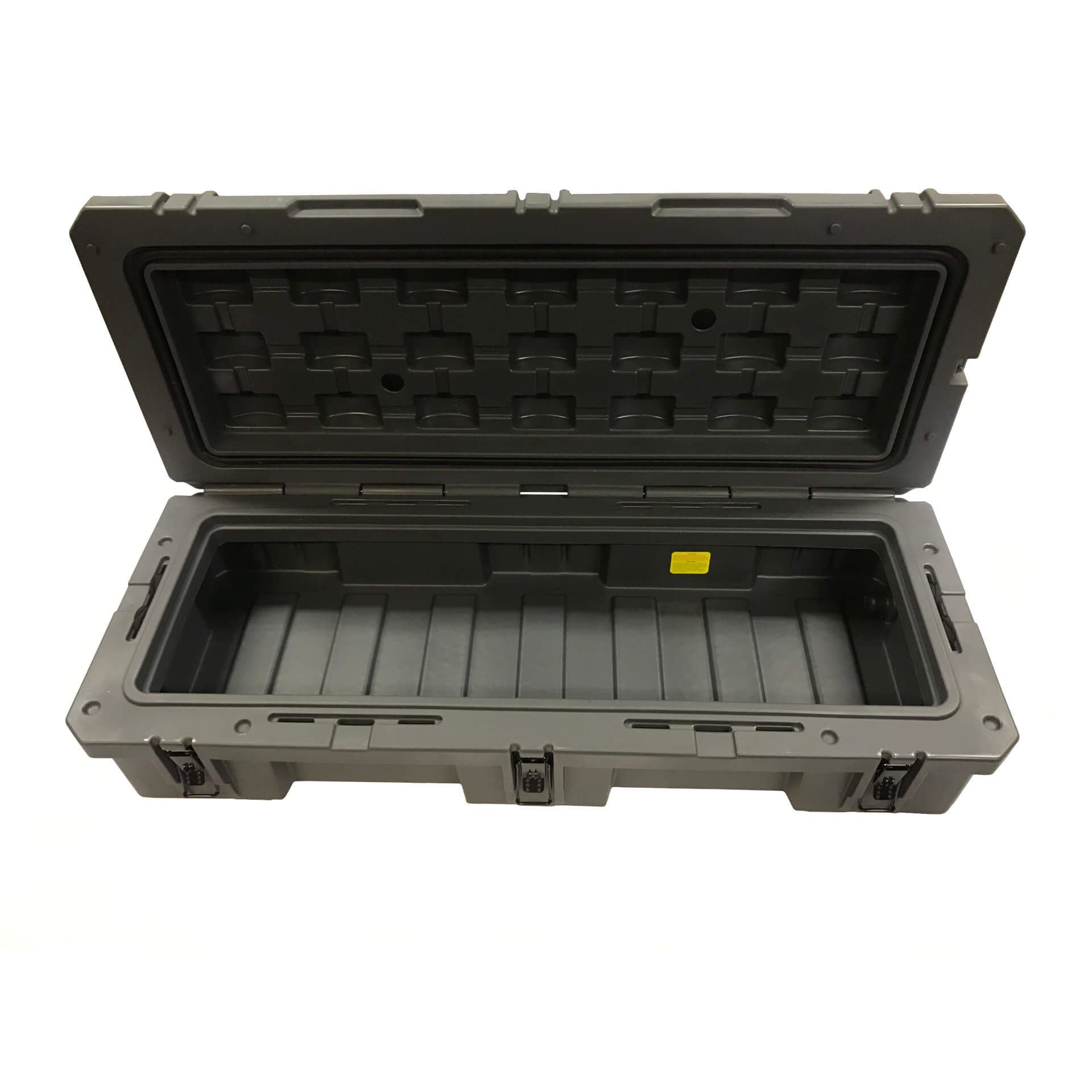 Direct4x4 Expedition Storage Boxes Double-Walled Expedition Overland Camping 95L Grey Plastic Tool Storage Box