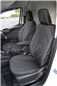 Turtle Covers Seats Tailored Seat Covers Fits Ford Transit Courier 2014-2023 Tailored Waterproof Seat Covers Right Hand Drive Driver's Seat and Non-Folding Passenger Seat Black