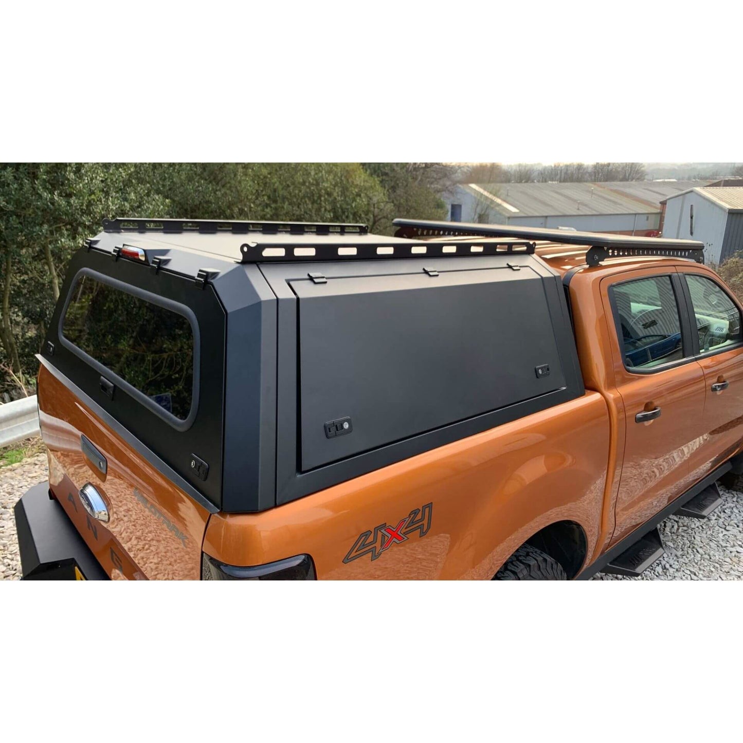 Direct4x4 Pickup Truck Hardtop Canopies Aluminium Load Bed Canopy for the Ford Ranger 2012-2022 MK3 T6 (P375) Double Cab