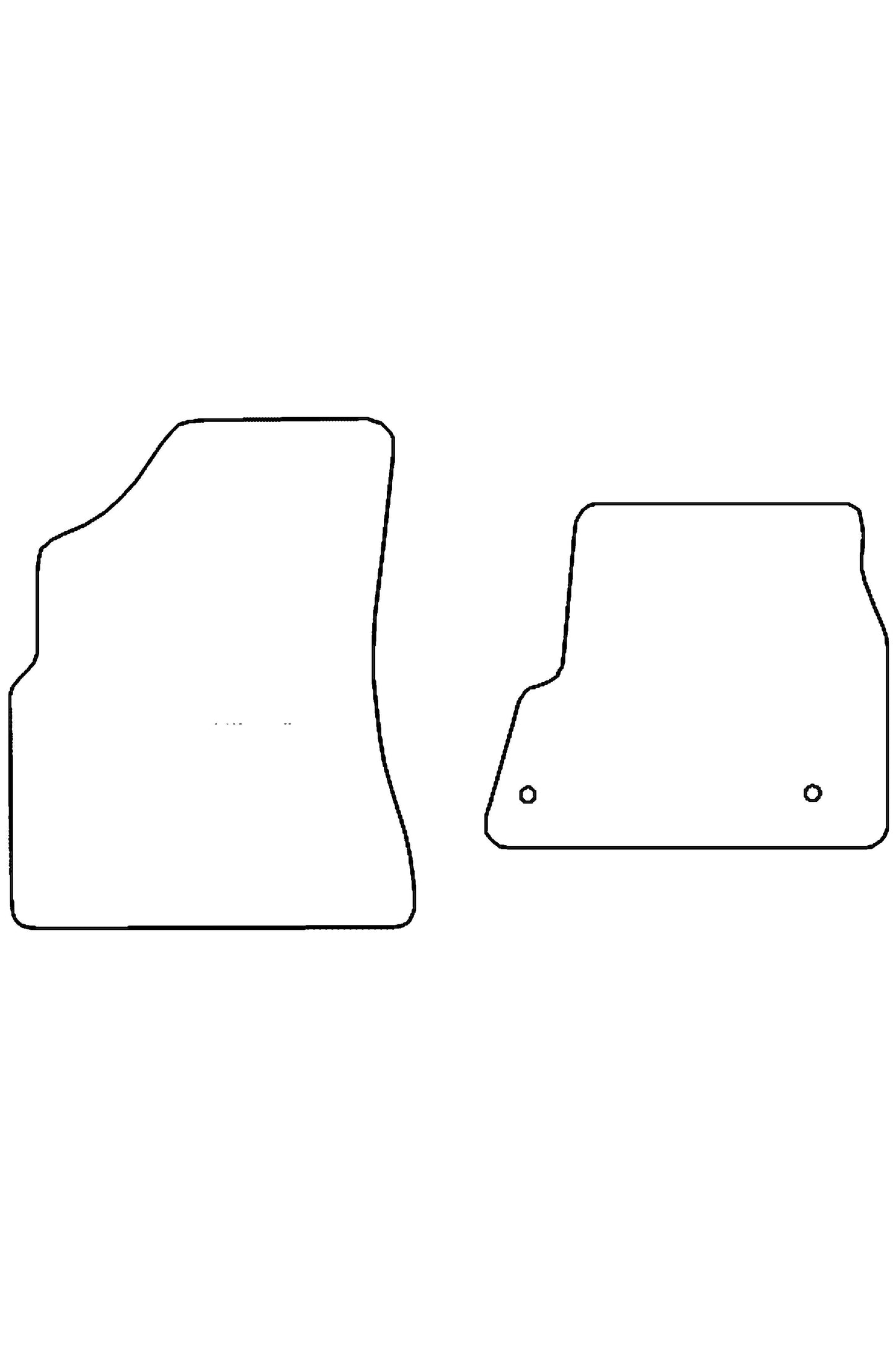 Turtle Covers Mats Tailored Rubber Mats Fits Peugeot Partner 2008-2018 Tailored Rubber Mats