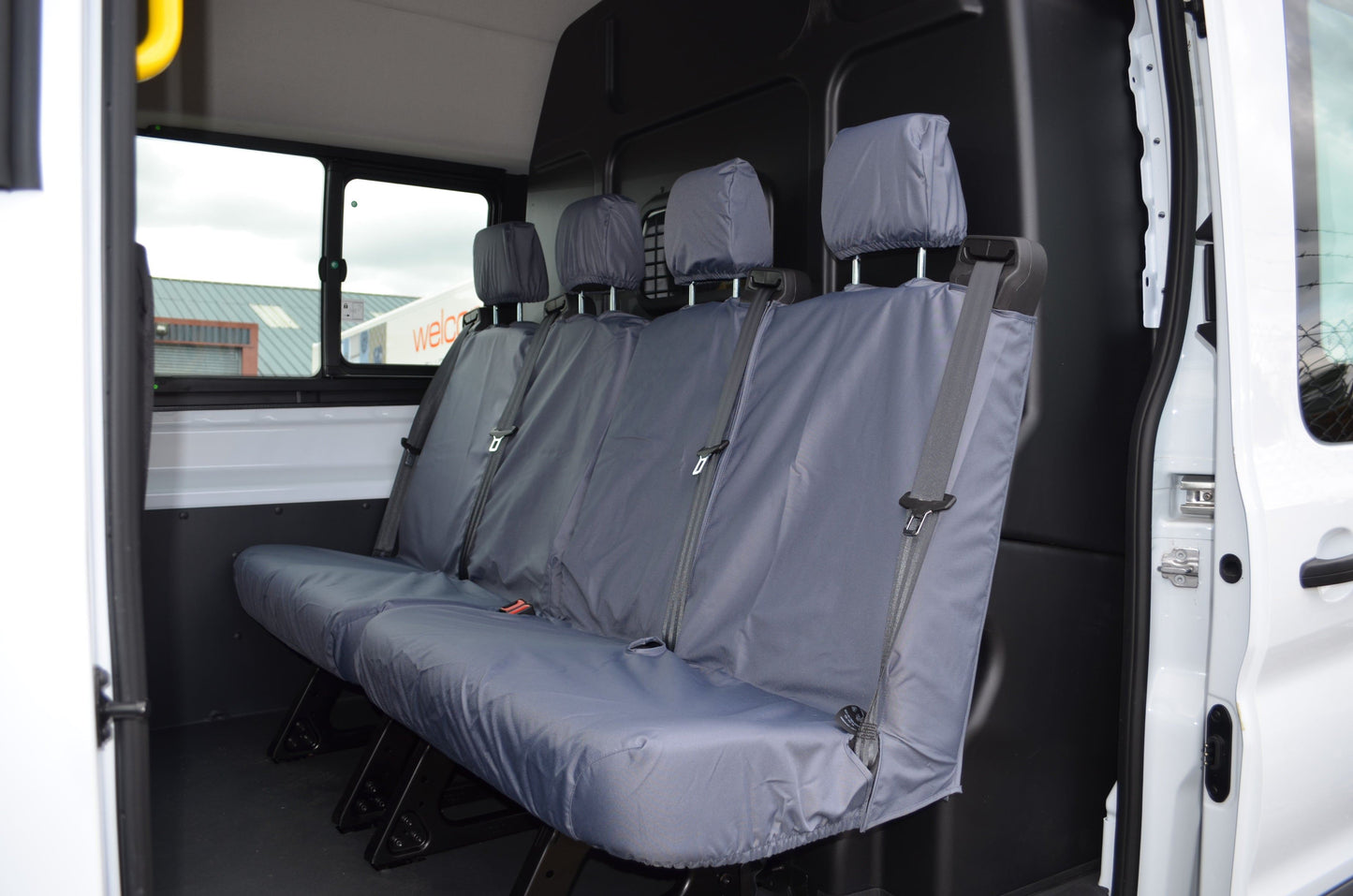Turtle Covers Seats Tailored Seat Covers Fits Ford Transit 2014+ Tailored Rear Seat Covers
