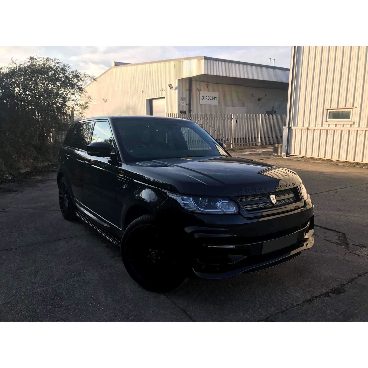 Direct4x4 Side Steps and Bars Black Raptor Side Steps Running Boards for Range Rover Sport 2013-2022 (L494)
