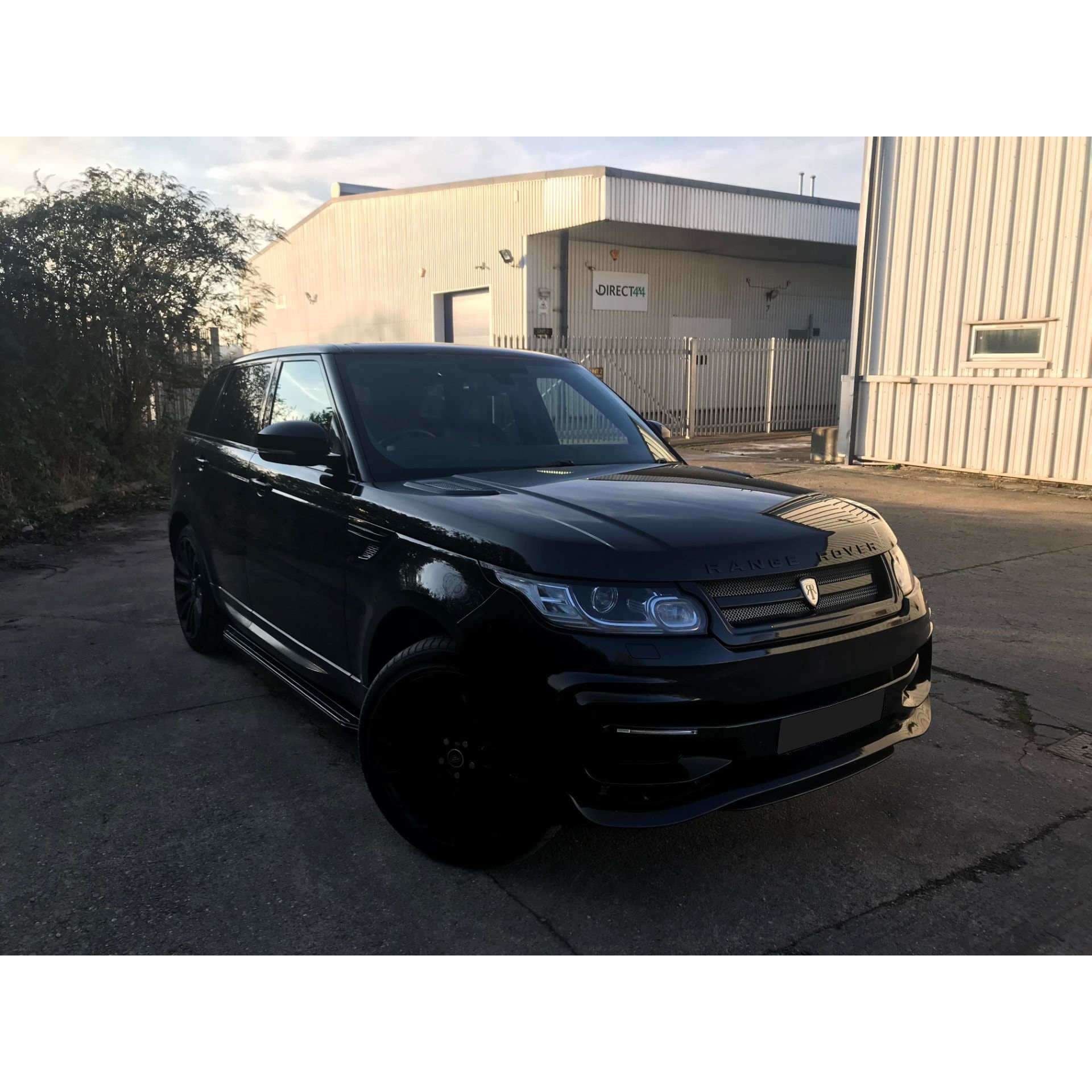 Direct4x4 Side Steps and Bars Black Raptor Side Steps Running Boards for Range Rover Sport 2013-2022 (L494)