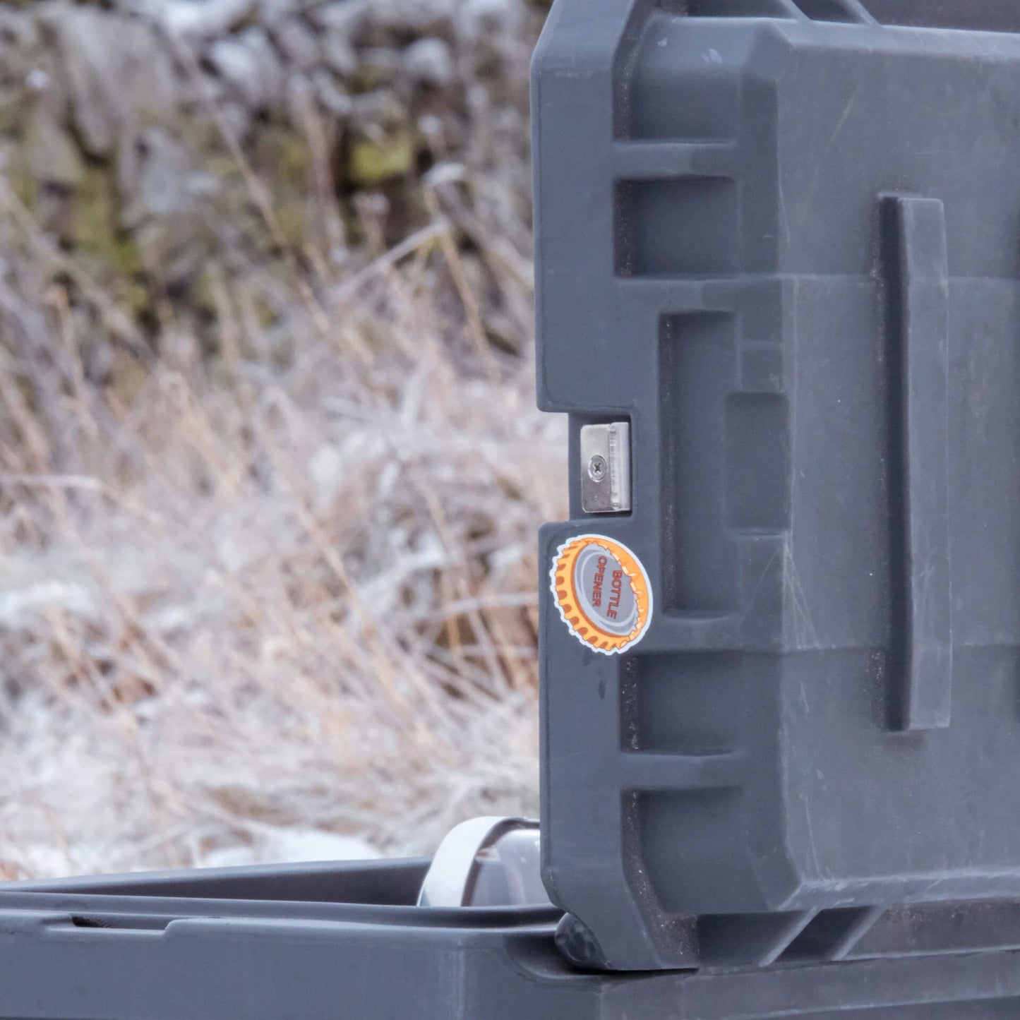 Direct4x4 Expedition Storage Boxes Double-Walled Expedition Overland Camping 52L Grey Plastic Tool Storage Box