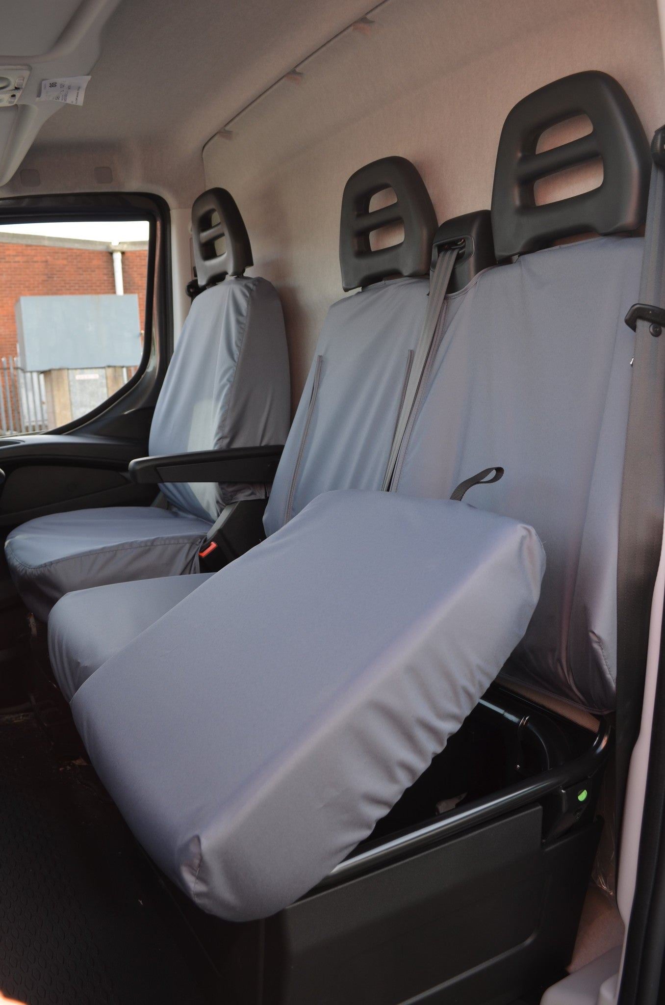 Turtle Covers Seats Tailored Seat Covers Fits Iveco Daily Van 2022+ Tailored Front Seat Covers