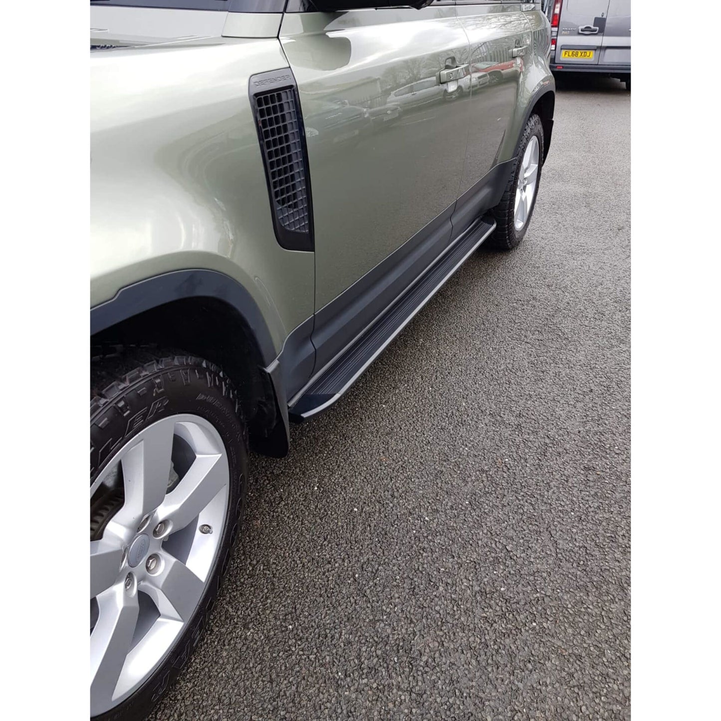 Direct4x4 Side Steps and Bars Orca Side Steps Running Boards for the Land Rover Defender 110 2020+