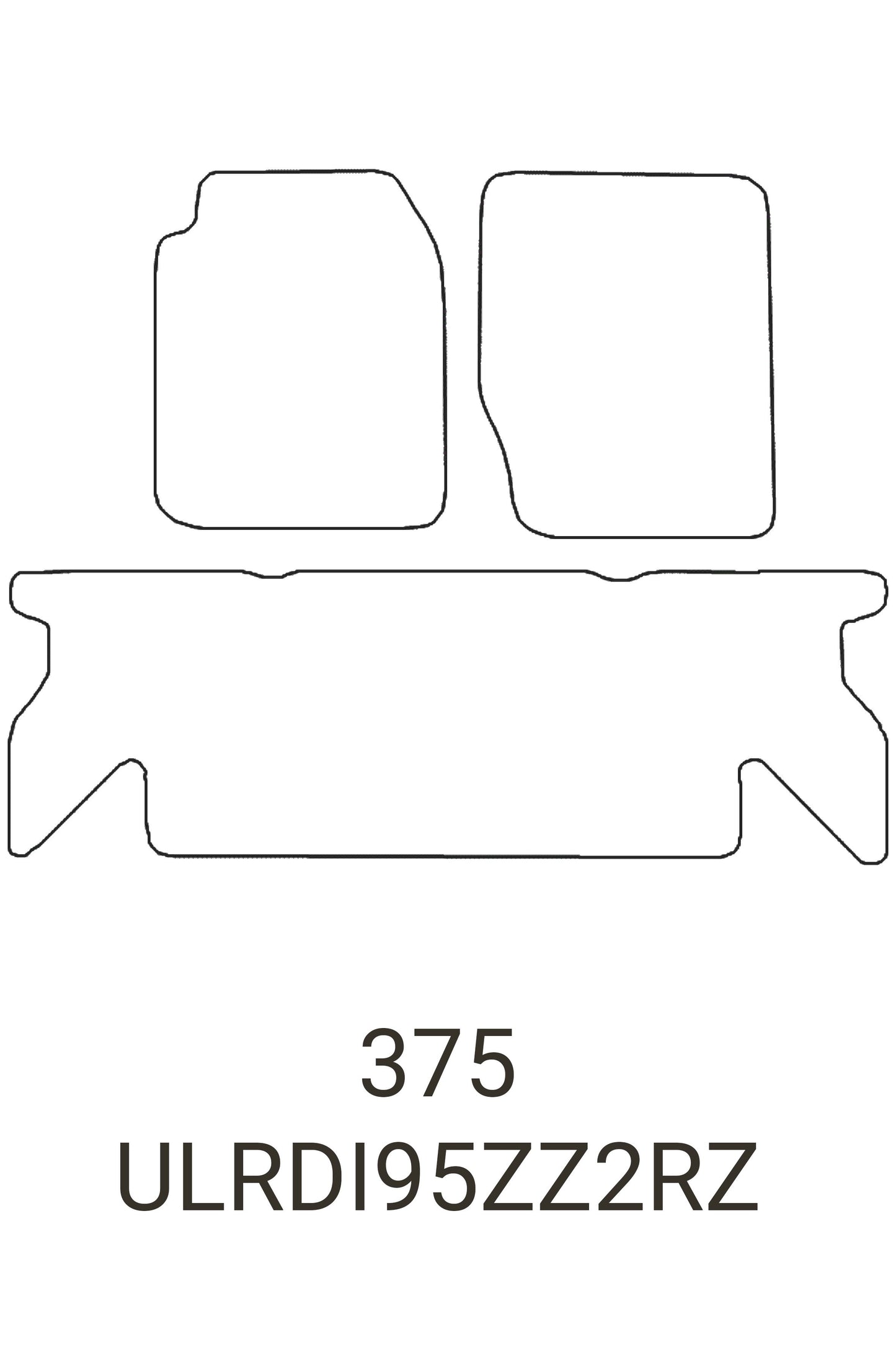 Turtle Covers Mats Tailored Rubber Mats Fits Land Rover Discovery Series 1 Tailored Rubber Mats Front & Rear Right Hand Drive 1995-1998