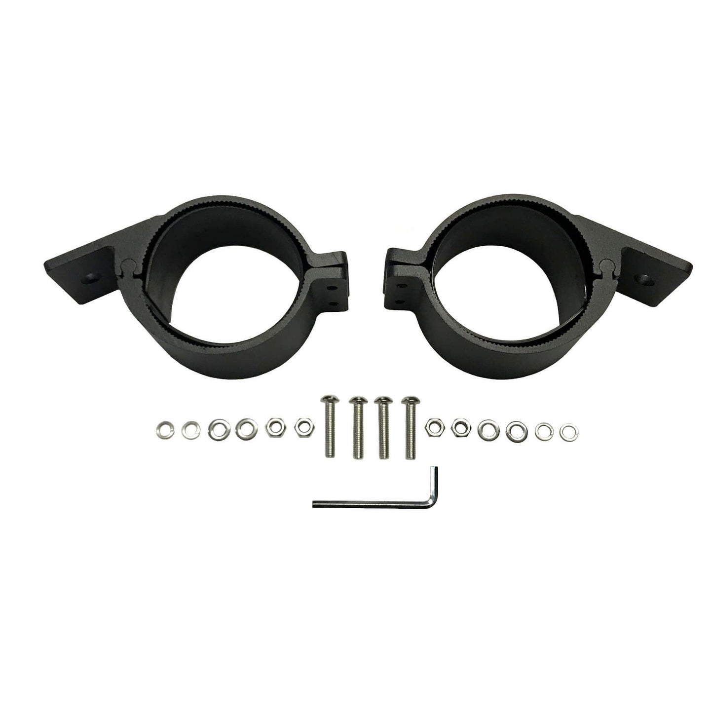 Direct4x4 Spotlights Black 3 Inch Aluminium Spotlight Bracket Clamp
