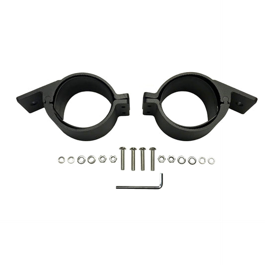 Direct4x4 Spotlights Black 3 Inch Aluminium Spotlight Bracket Clamp