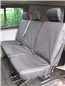 Turtle Covers Seats Tailored Seat Covers Fits VW Volkswagen Transporter T5 Kombi 2003-2009 Rear Seat Covers Right Hand Drive Single & Double Seats Black