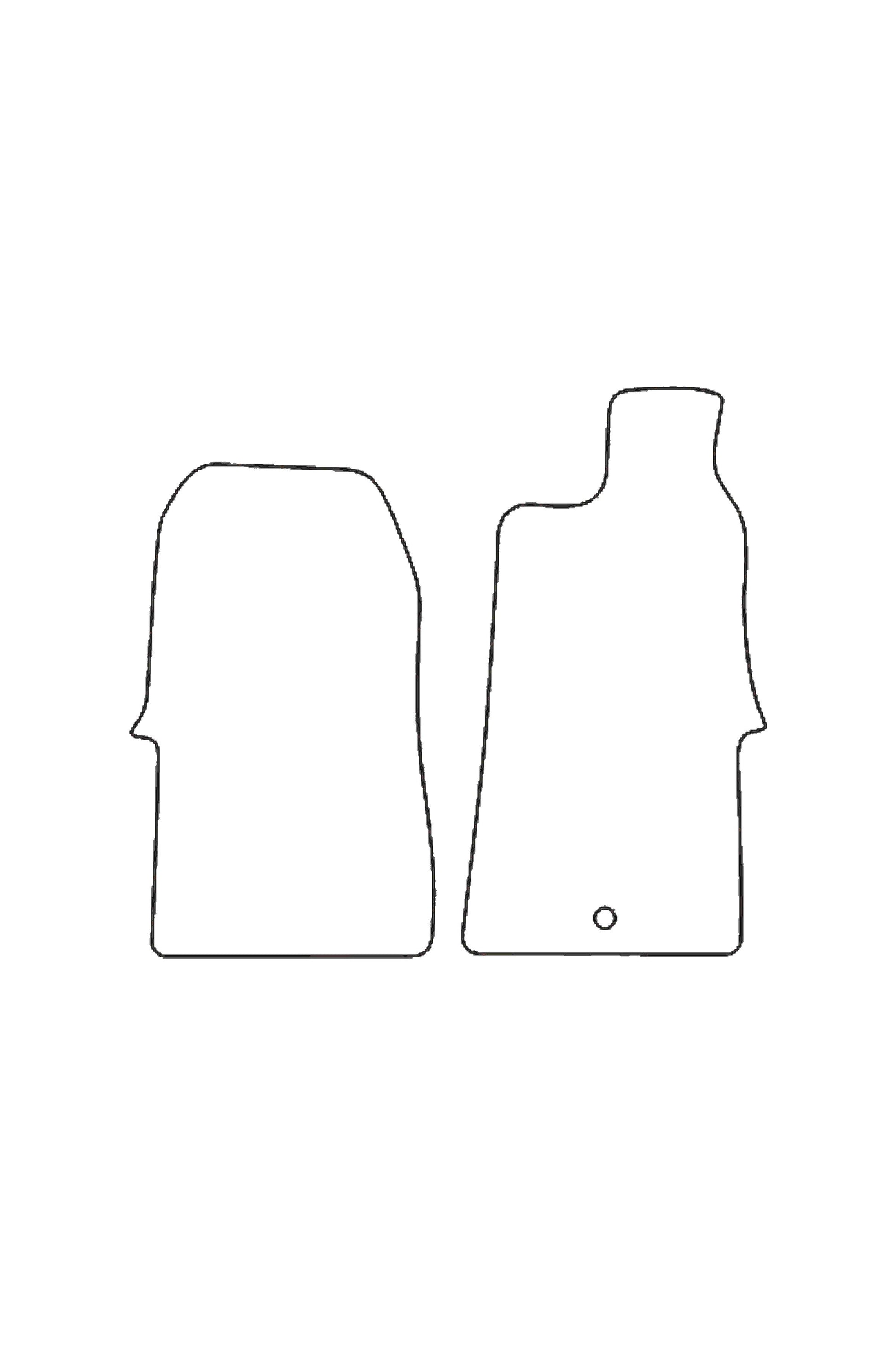 Turtle Covers Mats Tailored Rubber Mats Fits Maxus Deliver 9 2020+ Tailored Front Rubber Mats