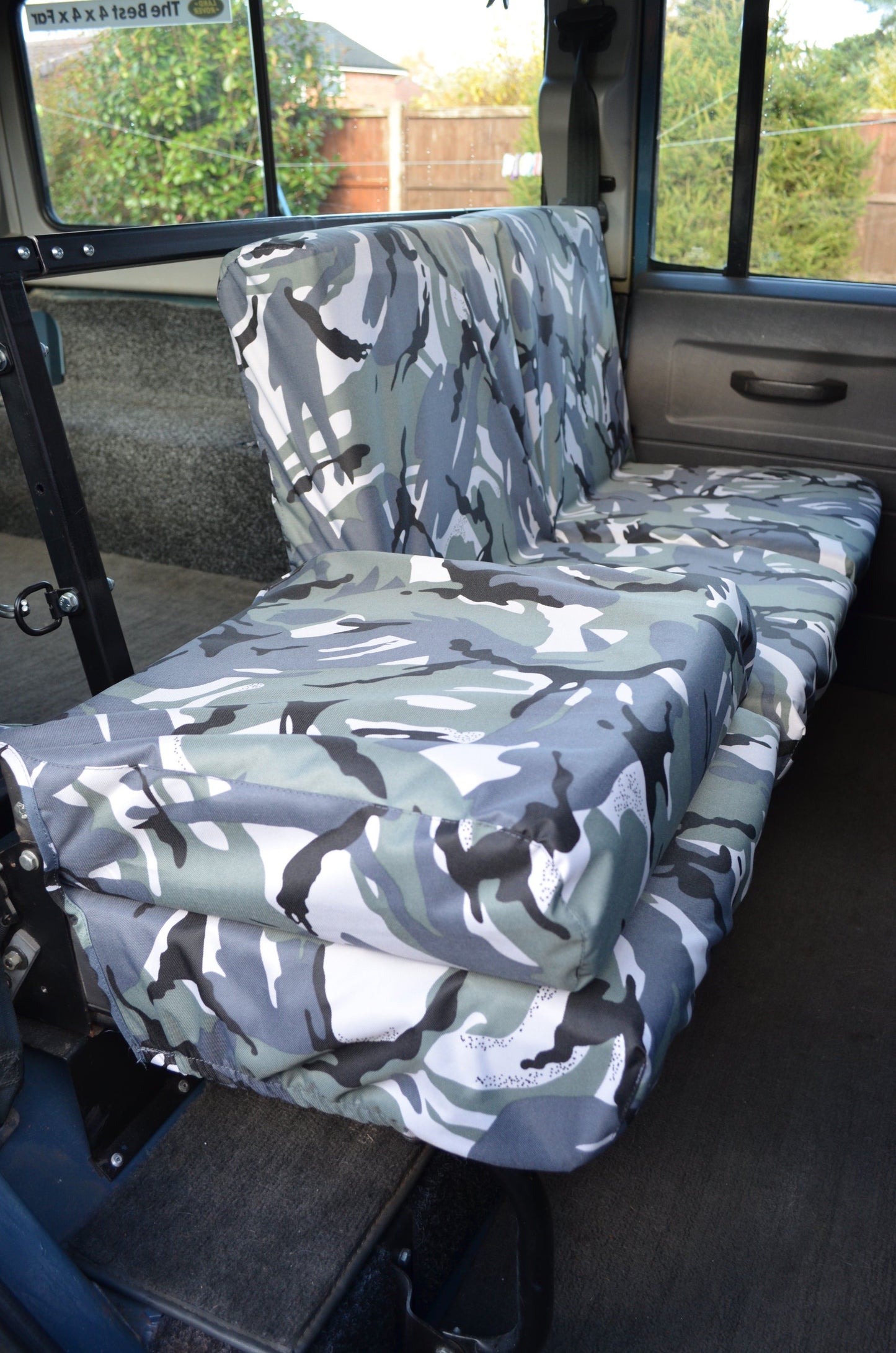 Turtle Covers Seats Tailored Seat Covers Fits Land Rover Defender 1983-2007 Rear Seat Covers