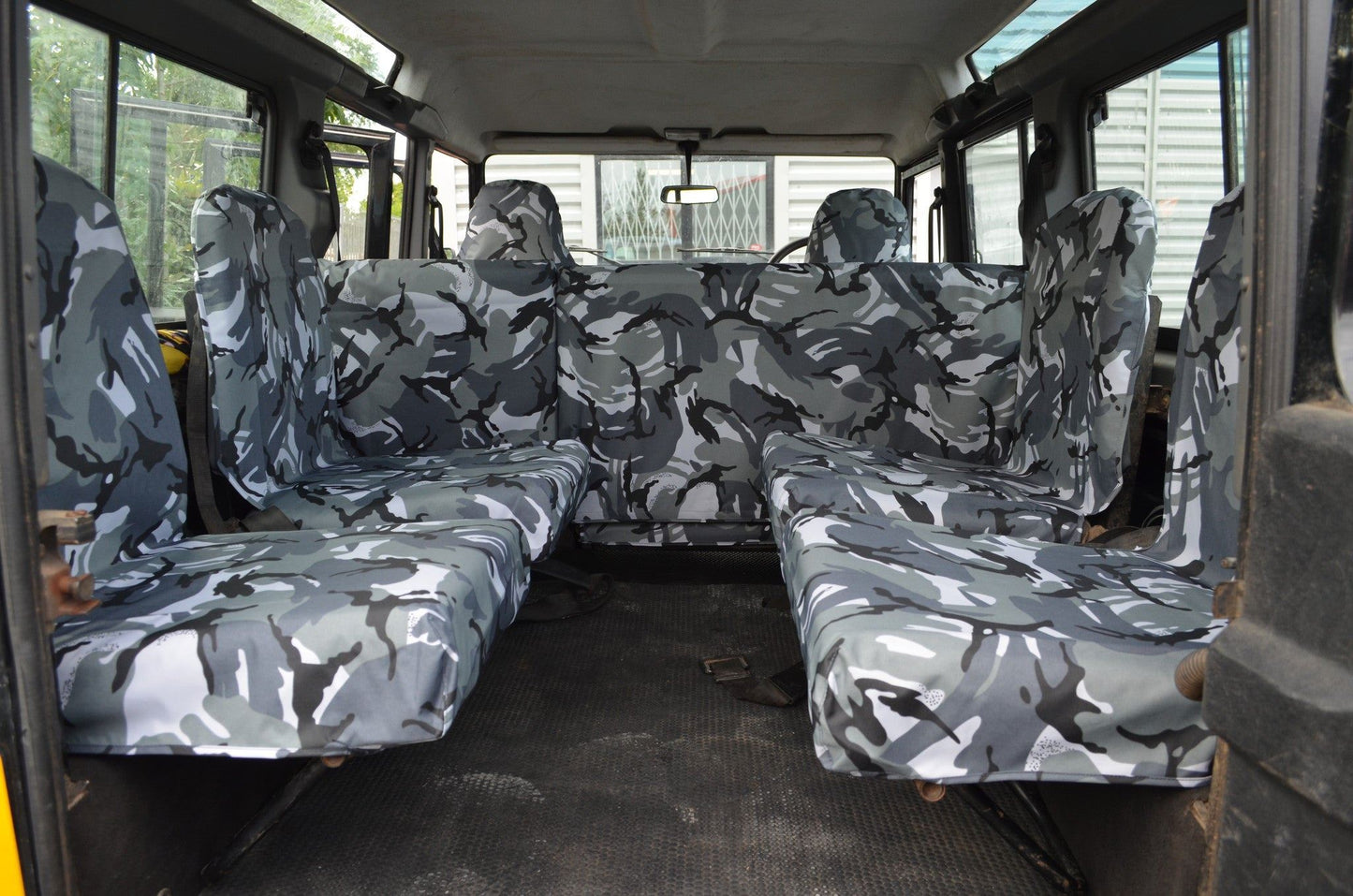 Turtle Covers Seats Tailored Seat Covers Fits Land Rover Defender 1983-2007 Rear Seat Covers
