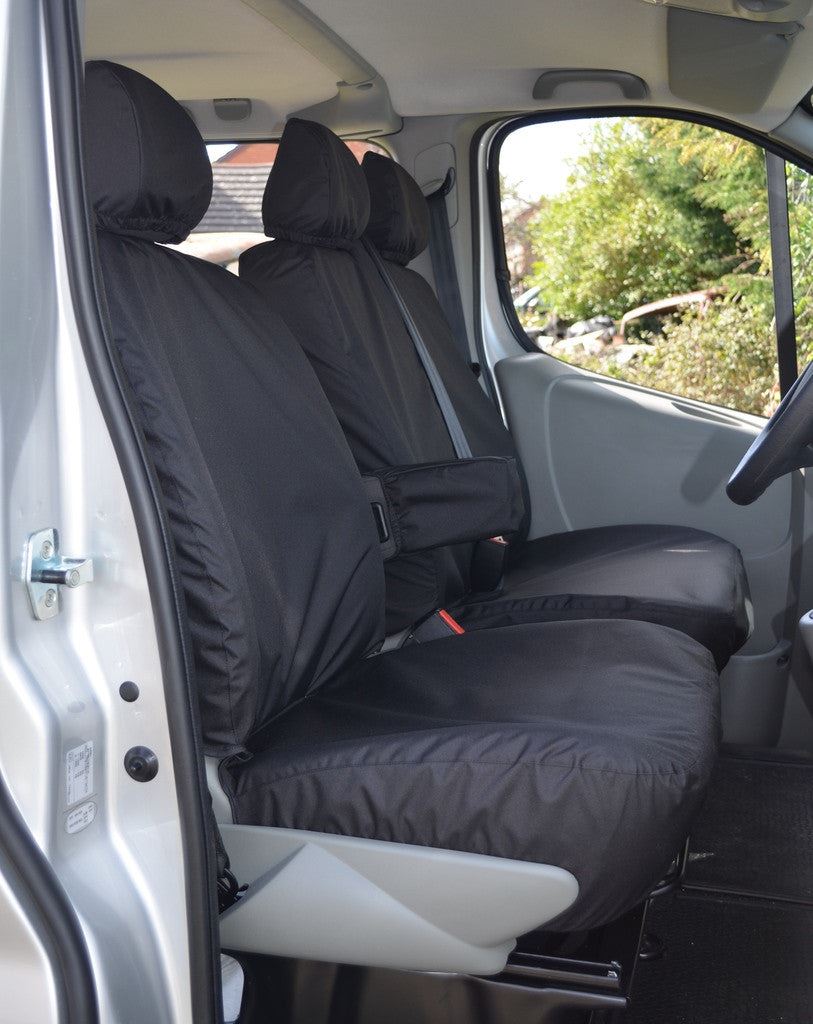 Turtle Covers Seats Tailored Seat Covers Fits Vauxhall Vivaro Combi 2006-2014 Seat Covers