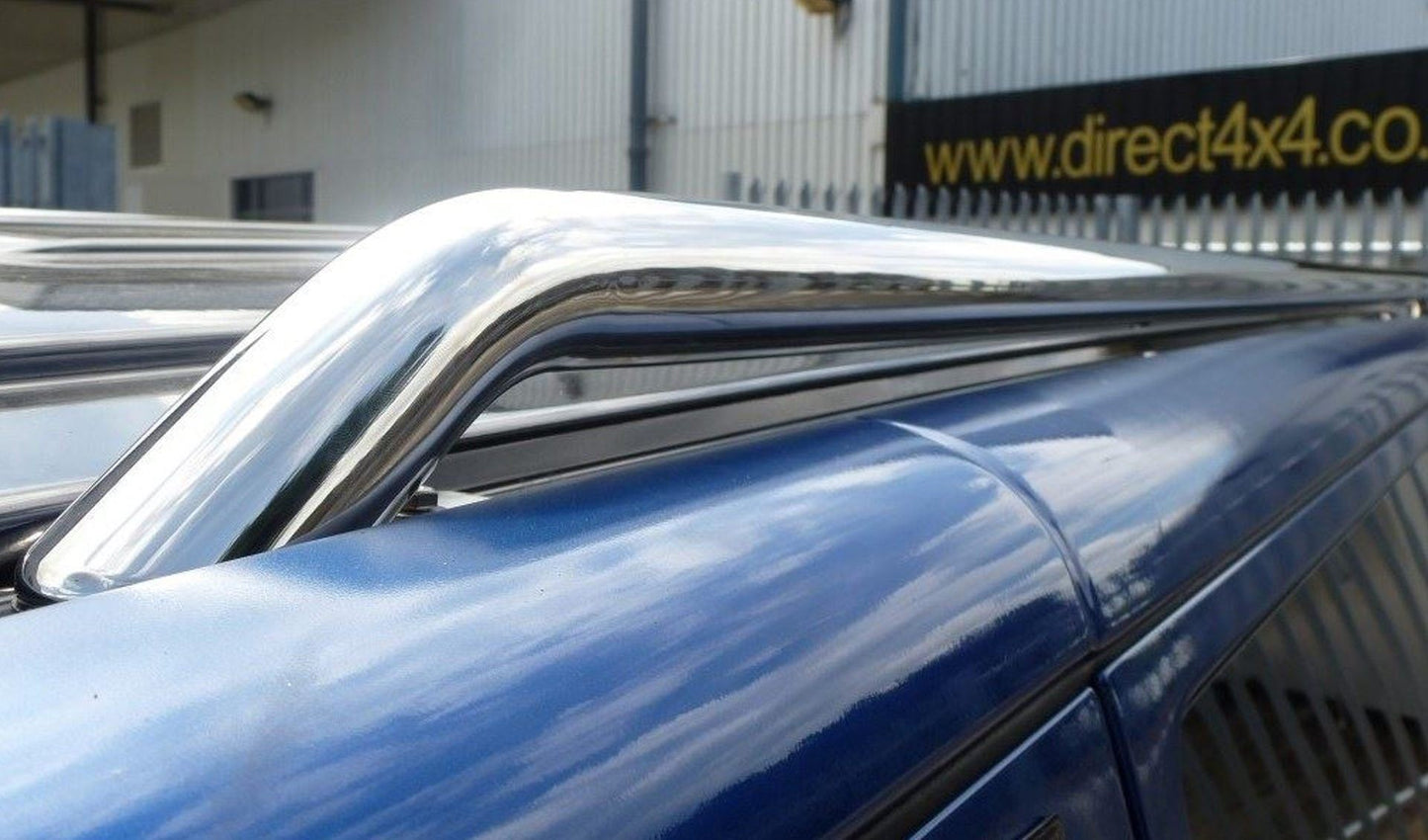 Direct4x4 Roof Bars & Rails Stainless Steel OE Style Roof Rails for the Volkswagen Transporter T6 LWB