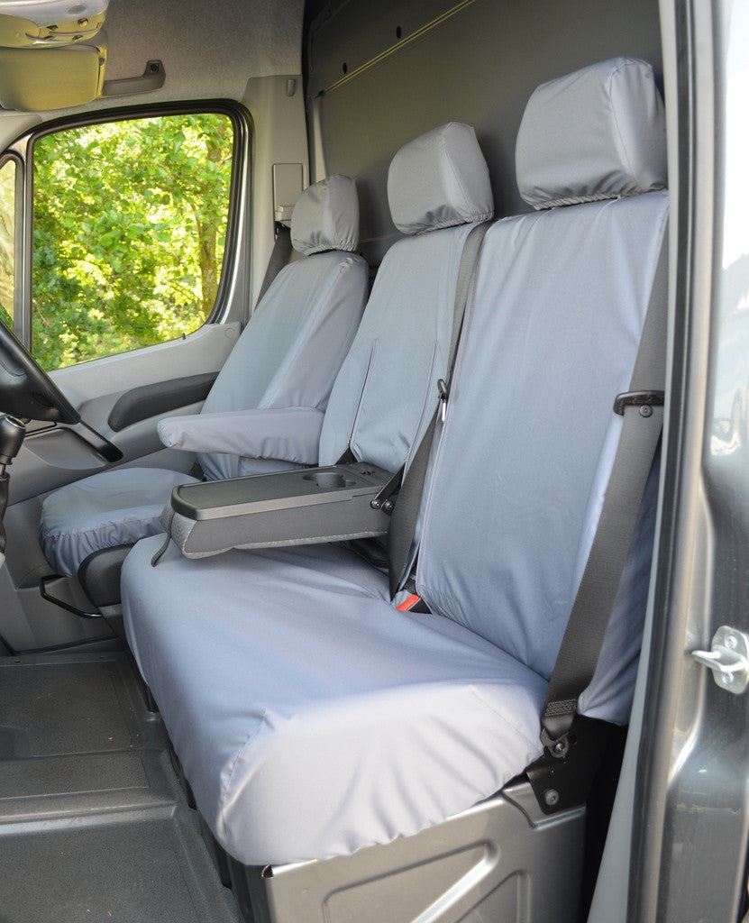 Turtle Covers Seats Tailored Seat Covers Fits VW Volkswagen Crafter 2006-2009 Van Tailored & Waterproof Seat Covers