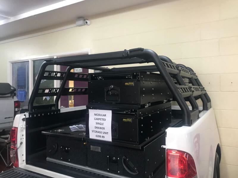 Direct4x4 Pickup Truck Cargo Racks Adjustable Expedition Load Bed Rack Frame System for Toyota Hilux 2016+