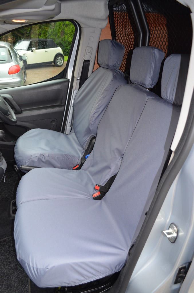 Turtle Covers Seats Tailored Seat Covers Fits Citroen Berlingo Van 2008-2018 Front Seat Covers