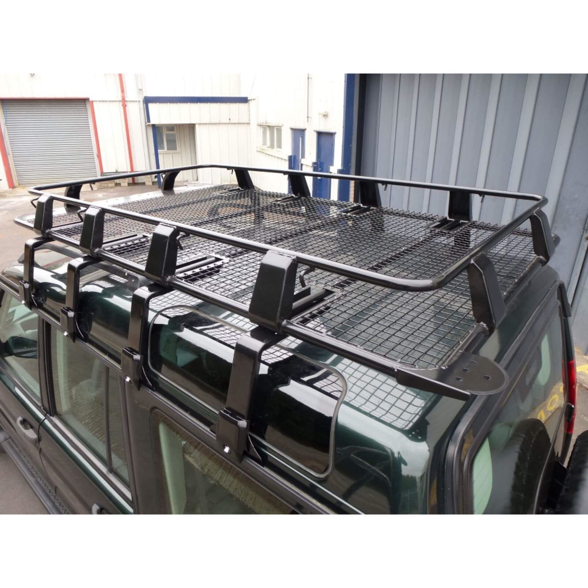 Direct4x4 Roof Racks Expedition Steel Full Basket Roof Rack for Land Rover Discovery 1 and 2
