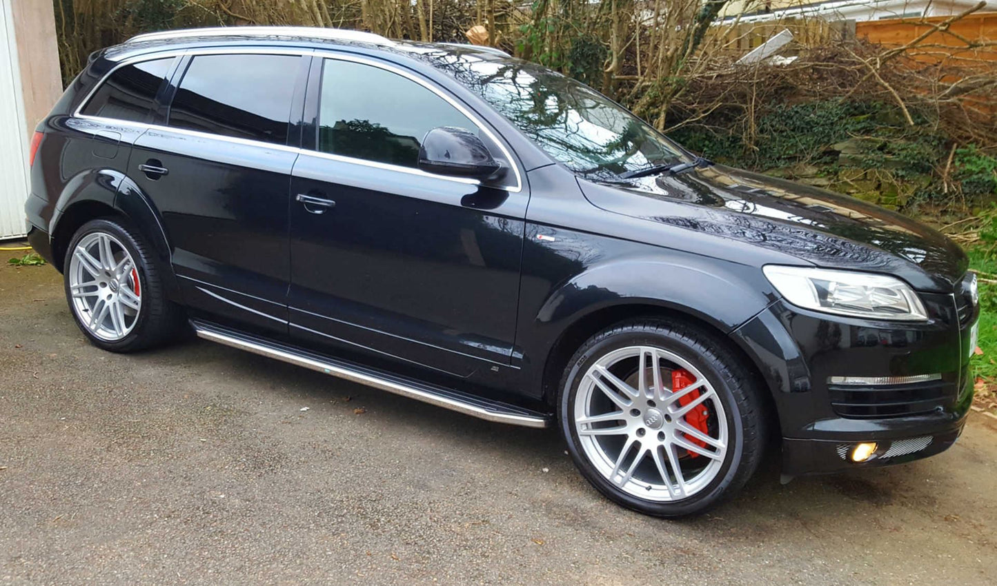 Direct4x4 Side Steps and Bars Raptor Side Steps Running Boards for Audi Q7 2005-2015