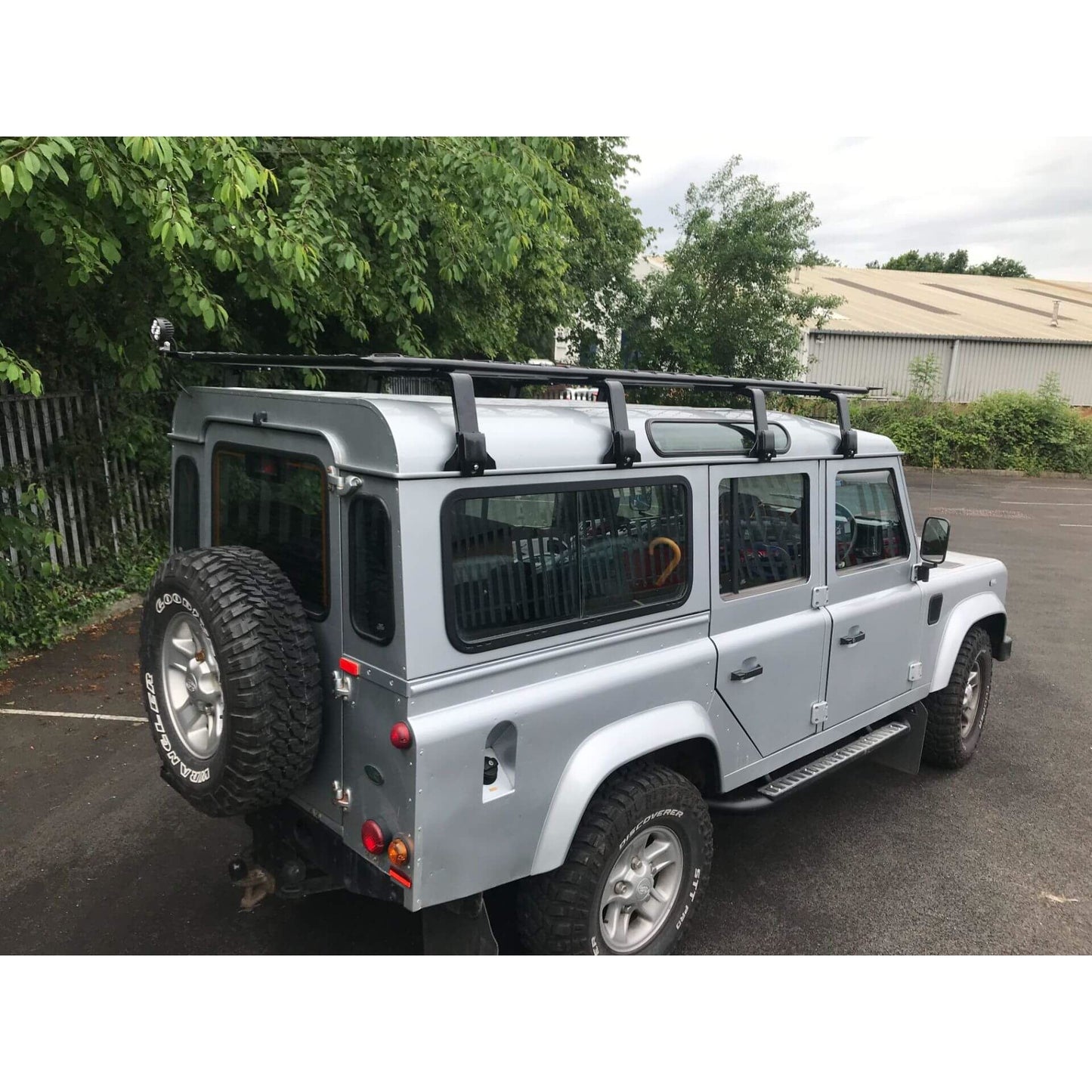 Direct4x4 Roof Racks Expedition Steel Flat Roof Rack for Land Rover Defender 110 1971-2016