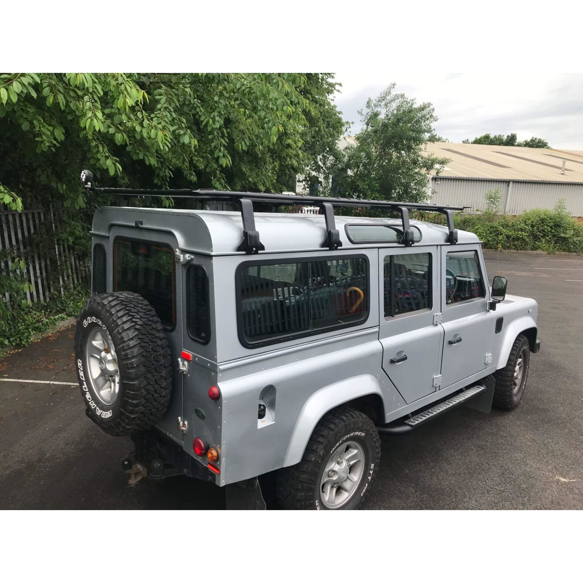Direct4x4 Roof Racks Expedition Steel Flat Roof Rack for Land Rover Defender 110 1971-2016