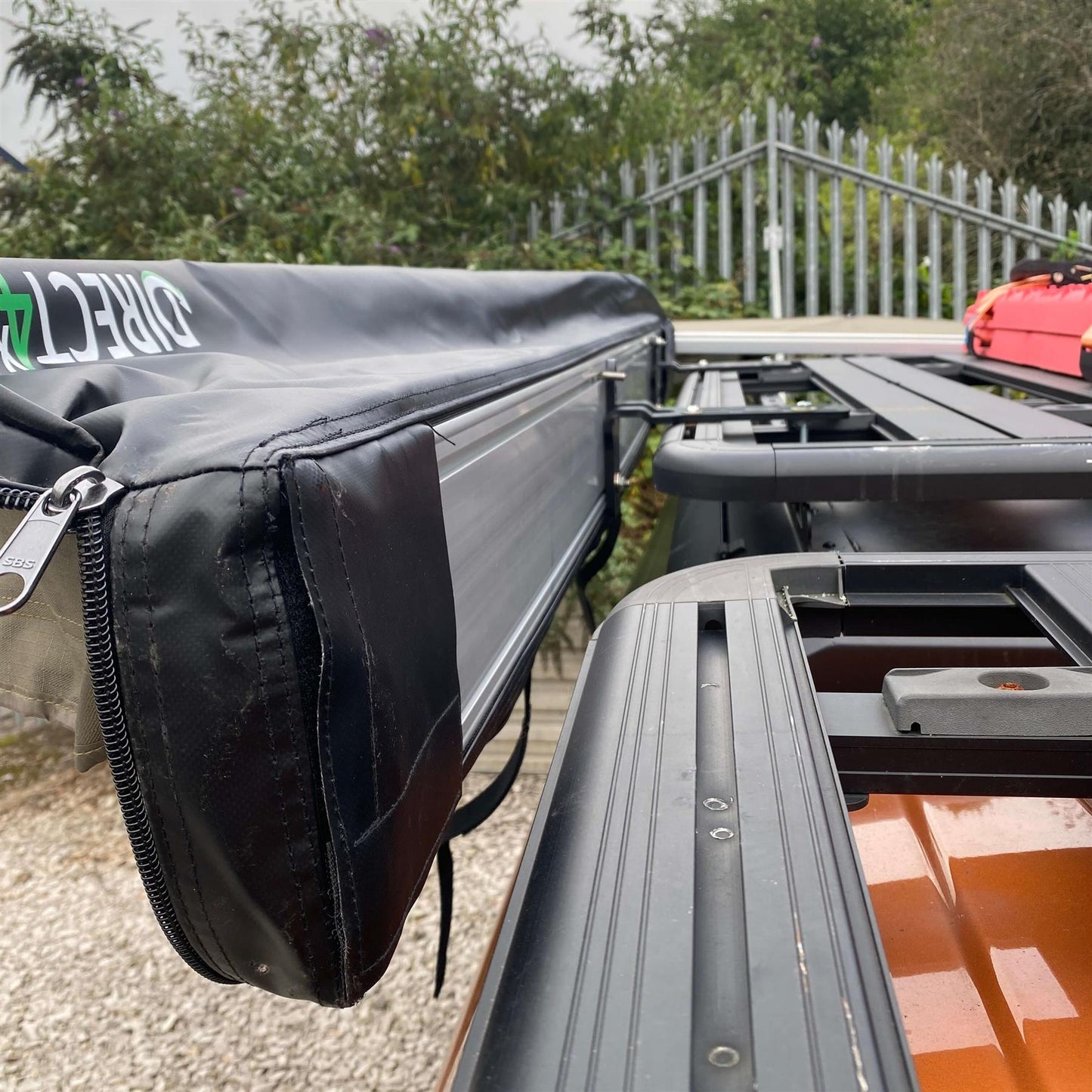 Direct4x4 Side Awnings 270-Degree RHS Hawkwing Style Expedition Fold-out Vehicle Camping Side Awning