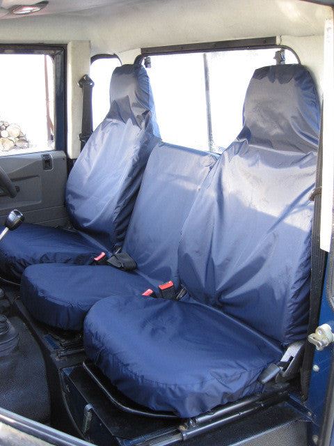 Turtle Covers Seats Tailored Seat Covers Fits Land Rover Defender 1983-2007 Front Seat Covers