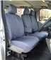 Turtle Covers Seats Tailored Seat Covers Fits Nissan Primastar 2002-2006 Tailored Front Seat Covers With Driver's Armrest Standard Grey