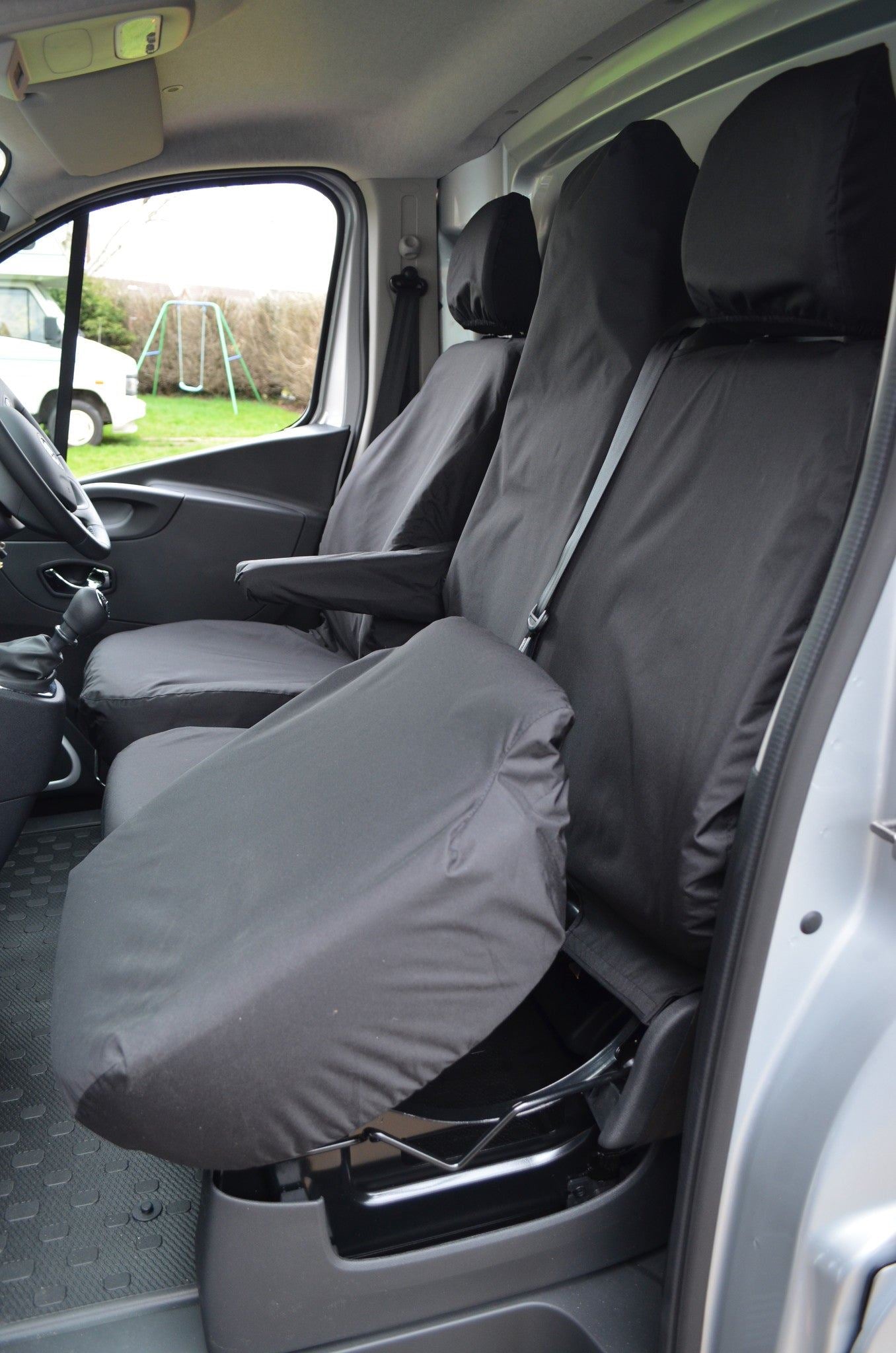 Turtle Covers Seats Tailored Seat Covers Fits Nissan Primastar 2022+ Waterproof Front Seat Covers
