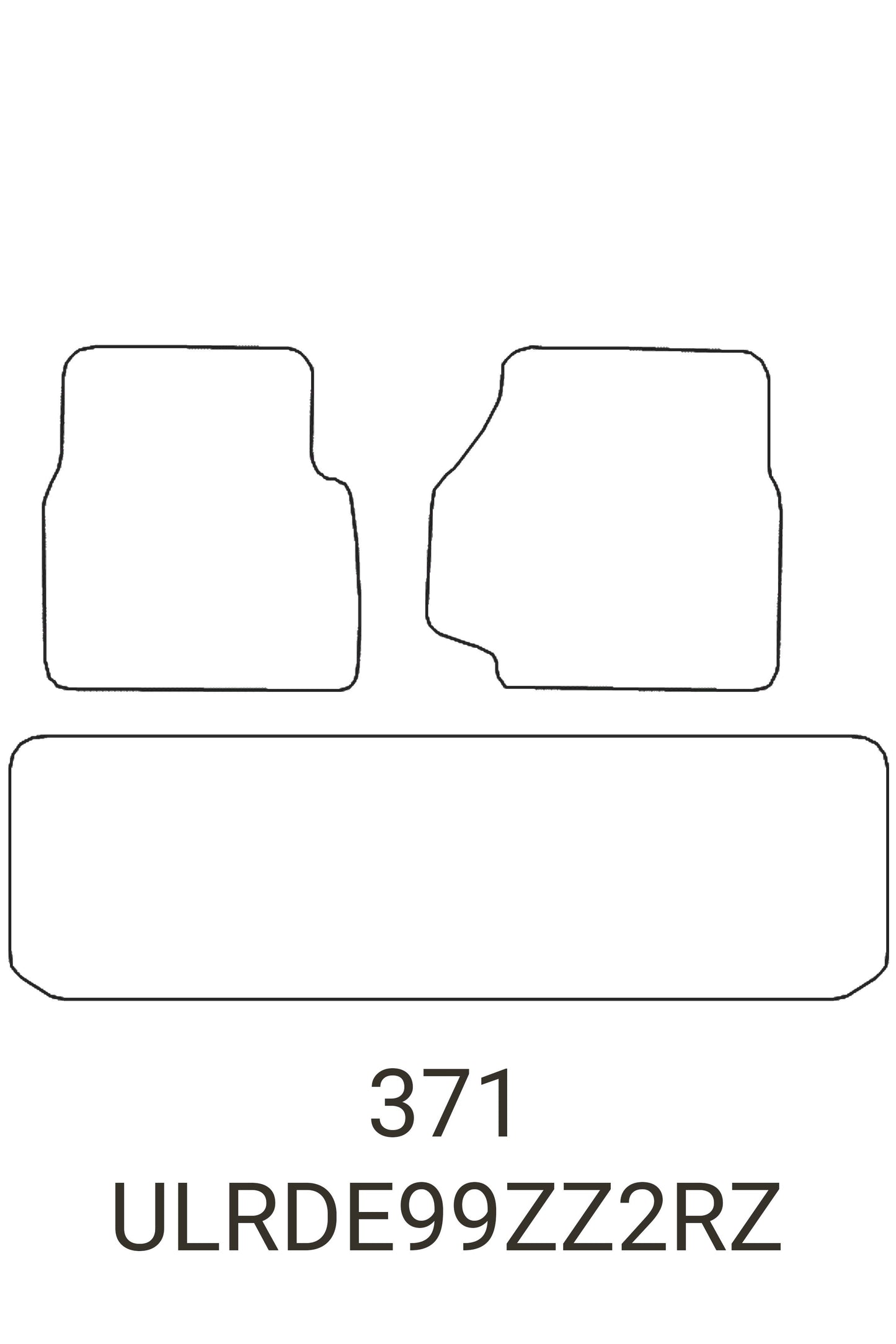 Turtle Covers Mats Tailored Rubber Mats Fits Land Rover Defender 1999-2007 Tailored Rubber Mats Front & Rear Right Hand Drive Standard