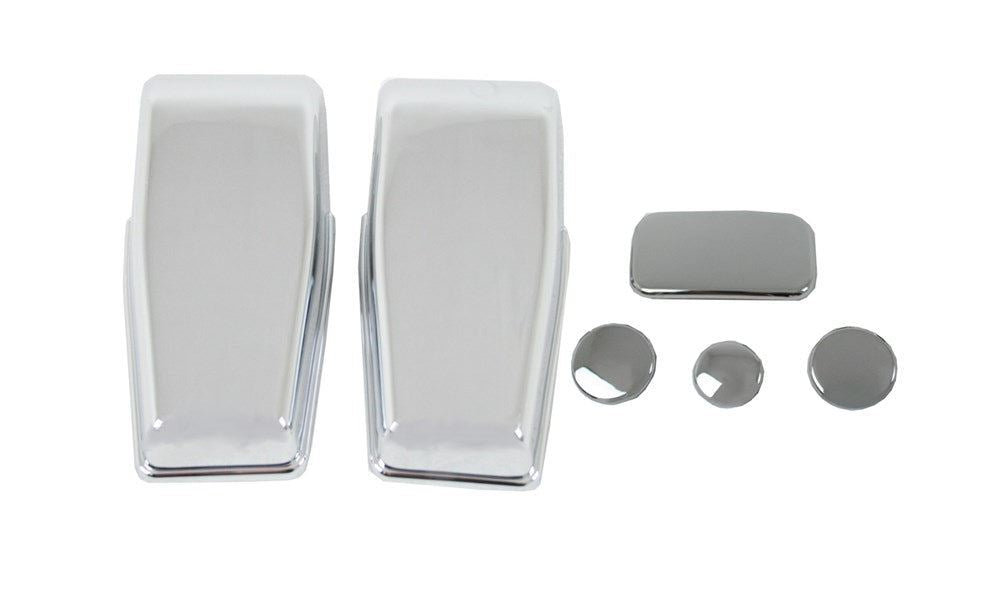 Direct4x4 Trim Accessories Chromed Top Tailgate Hinge Covers Jeep Wrangler JK Unlimited 2007-2017 4 Door