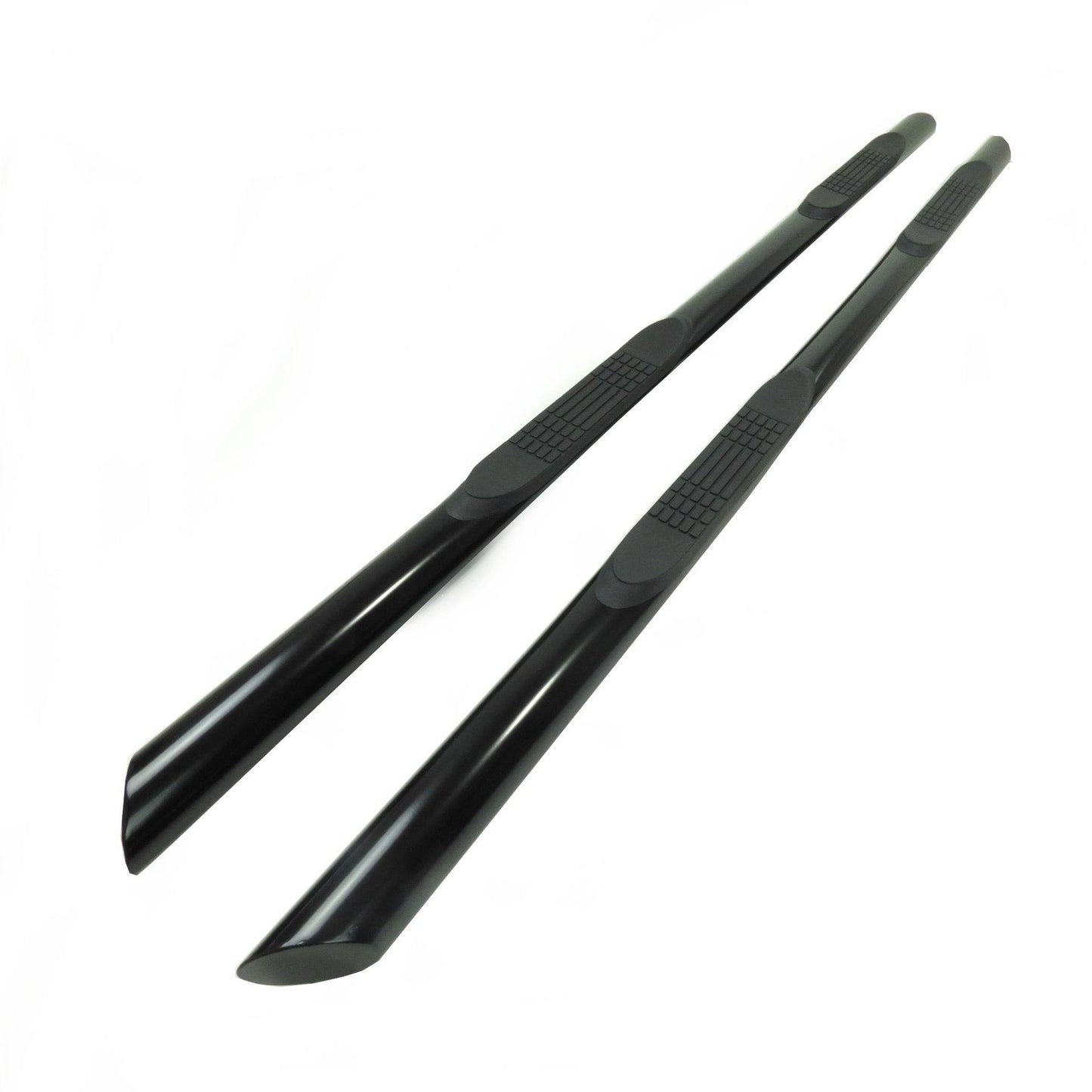 Direct4x4 Side Steps and Bars Black Powder Coated SUS201 S/Steel Side Bars with Pads for Volkswagen T6 SWB