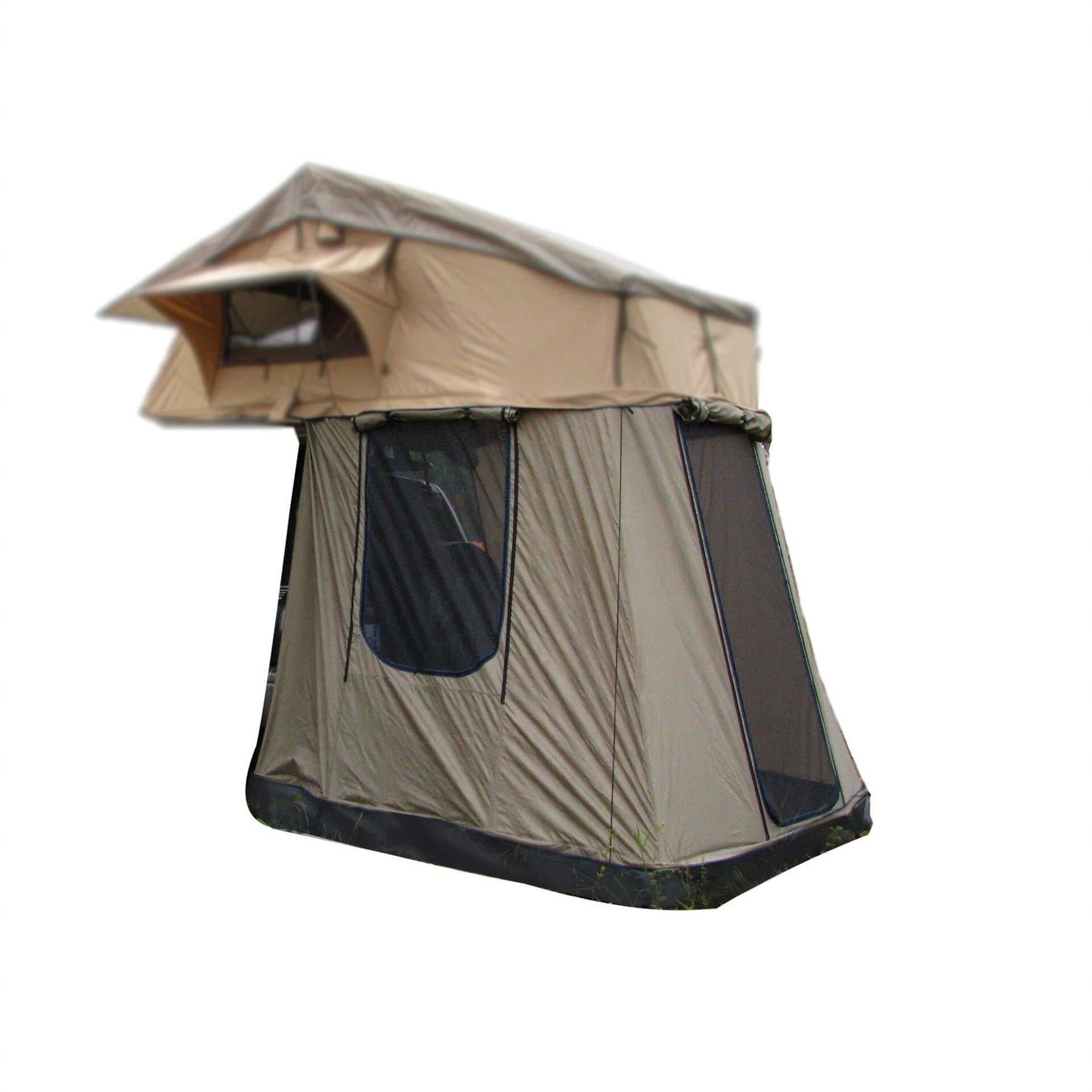 Direct4x4 Roof Top Tents Forest Green Expedition Foldout 3-Person Roof Top Camping Tent