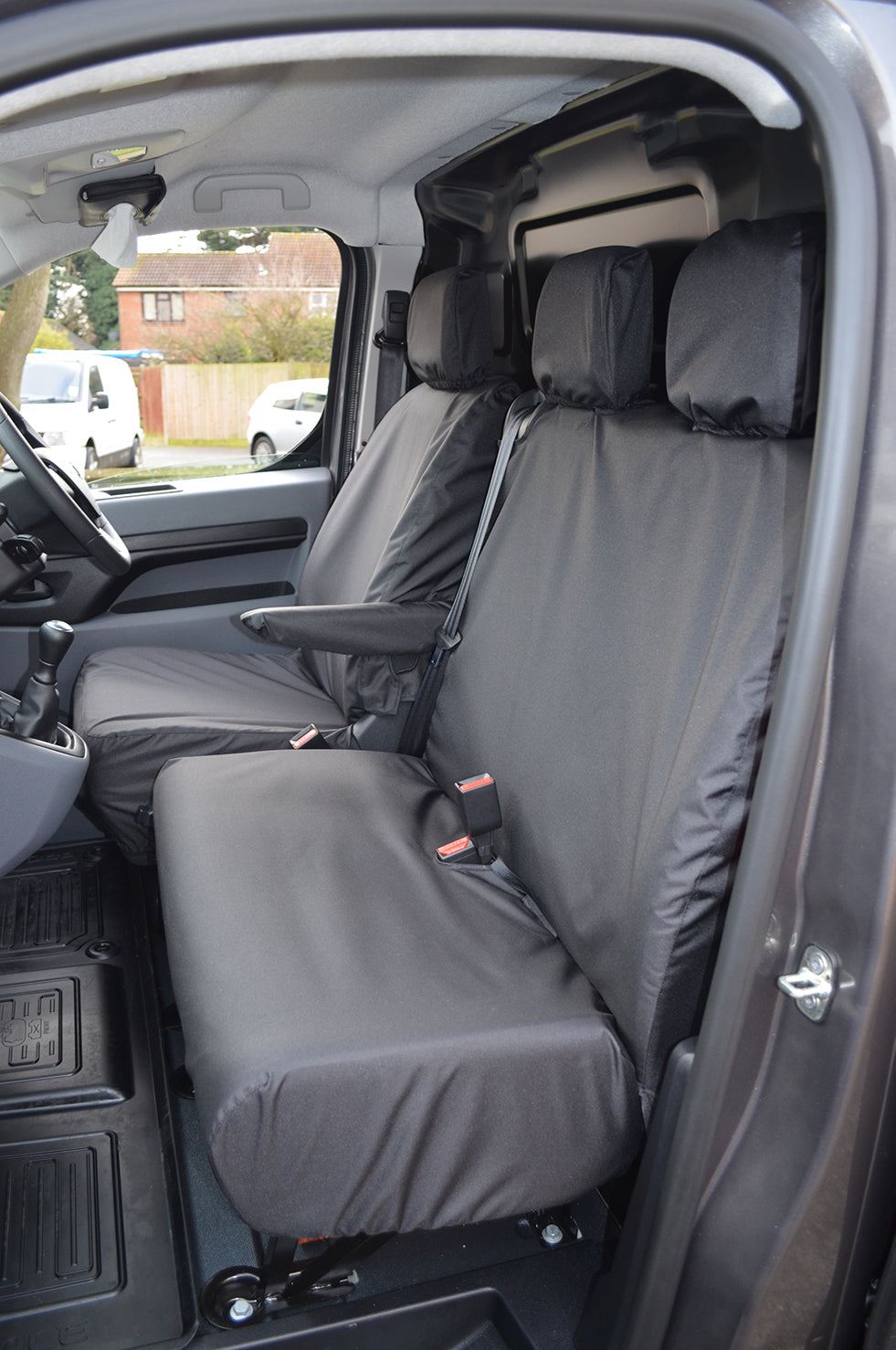 Turtle Covers Seats Tailored Seat Covers Fits Peugeot e-Expert 2020+ Crew Cab Tailored Seat Covers