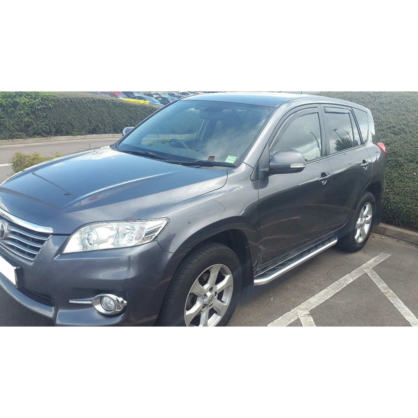 Direct4x4 Side Steps and Bars Monsoon Side Steps Running Boards for Toyota RAV4 2006-2013