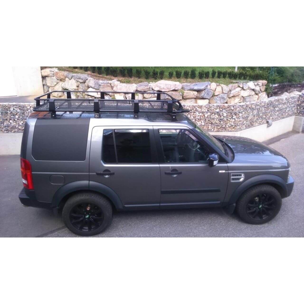 Direct4x4 Roof Racks Expedition Steel Full Basket Roof Rack for Land Rover Discovery 3 and 4