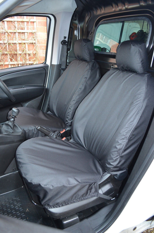 Turtle Covers Seats Tailored Seat Covers Fits Fiat Doblo Van 2010-2022 Tailored Seat Covers